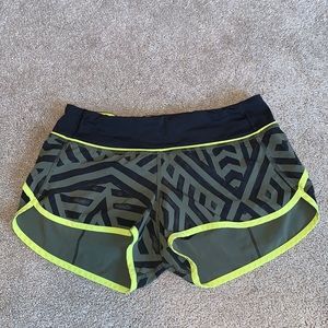 Lululemon Exercise Shorts with Lining